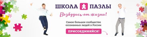 Логотип компании Пазлы, школа психологии и энергетики