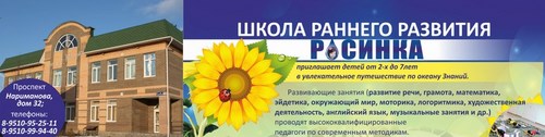 Логотип компании Росинка, школа раннего развития детей